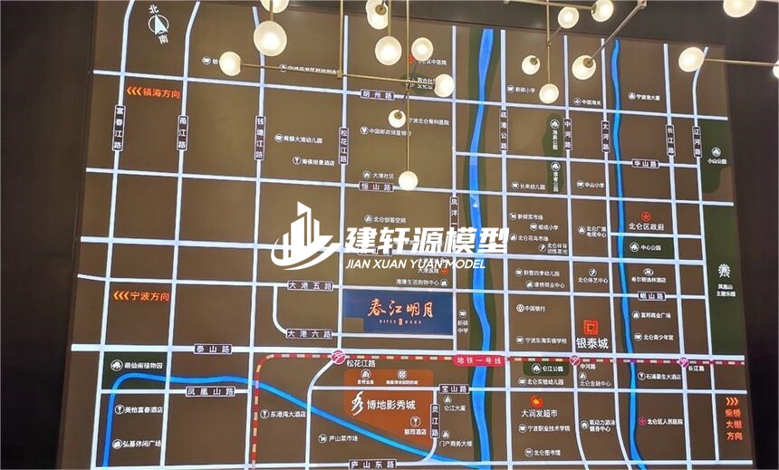 龙门房产壁挂模型